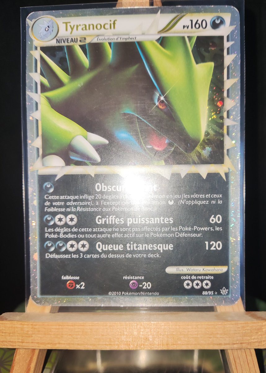 Fake_rp8's tweet photo. 1 jour 1 carte ( jour 18) - ( prime Edition)

Tyranocif 88/95 https://t.co/edN4TJb1Zs