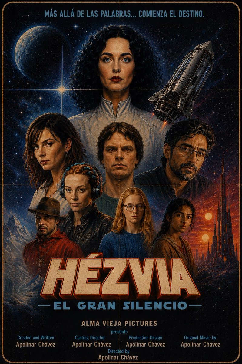 Pol_Icon_Land's tweet photo. Los invito a ver la primera entrega de Hézvia en YouTube.

El Gran Silencio borró la memoria de la Tierra.

Historias.
Descubrimientos.
Civilizaciones enteras.

Todo desapareció.

Pero algunas cosas no viven en los archivos ni en las máquinas.

Hézvia busca a Dinora a través del tiempo, siguiendo el rastro de sus reencarnaciones: Vera y Enu’ma 12.

Porque hay recuerdos que mueren.

Y otros que encuentran la forma de regresar.

Una obra de mi autoría.

Su primer mensaje ya está esperando.

https://t.co/0YMLEvbBRi

#Hezvia #SciFi #CienciaFiccion #SpaceOpera #ArtificialIntelligence #FutureHistory #WorldBuilding #Reencarnacion #Cyberpunk #Narrativa #YouTube #IndieCreator