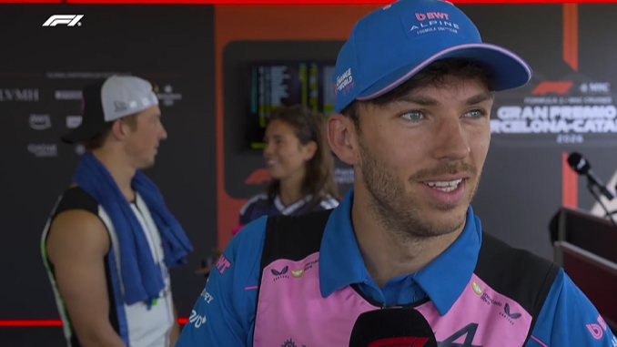 PG10__Inside's tweet photo. 🔵 Pierre Gasly : 

"Je suis très content, car ce samedi a été très difficile, et ce week-end n'a pas été de tout repos pour moi au volant. 

Nous avons réussi à nous battre pour la meilleure place du reste du peloton. Malgré tout ce qui s'est passé, nous avons réussi à décrocher cette 7e place à la fin de la journée. 

L'équipe a fait un excellent travail et fait preuve d'un bel esprit d'équipe. Nous ne pouvions pas espérer mieux que les 7e et 8e places pour l'équipe."

#F1 #BarcelonaGP