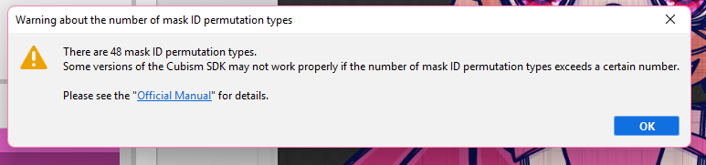 ChadyYapsAlot's tweet photo. anyone know how to fix this cause i dont and i need it fixed asap #live2d #live2dcubism #vtuber #vtubermaker https://t.co/Binx5UfEhw