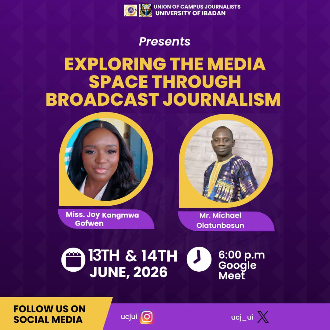 ucj_ui's tweet photo. And We're Live!!!

Day 2 of the UCJ UI Broadcast Journalism Training is on!!* 

Join here: https://t.co/o03WYEbkbv* https://t.co/Z5NJbb80hj