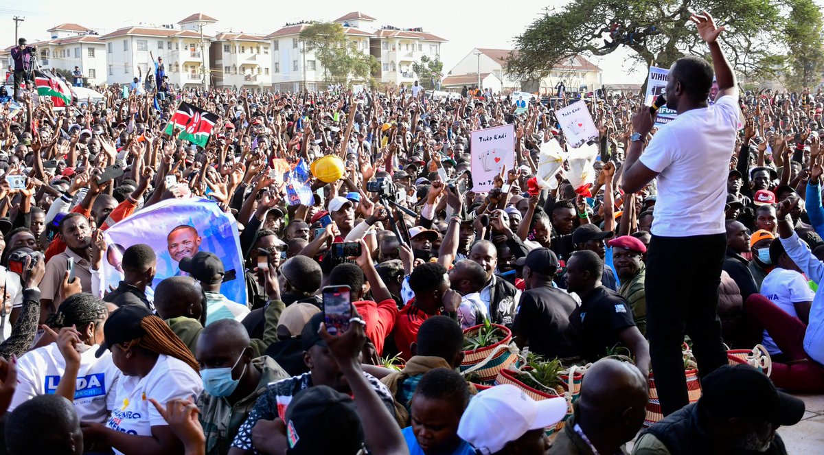 edwinsifuna's tweet photo. Tumekua Kiambu county leo. Ahsante Thika. Ahsante Githurai. https://t.co/7kP4QS4P67