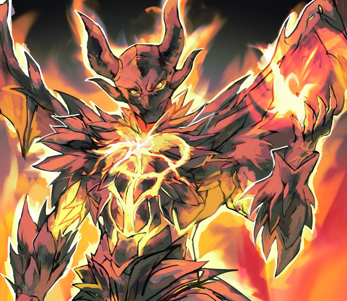 Vincentgraphart's tweet photo. Demon rendering https://t.co/eadtfOpV1P