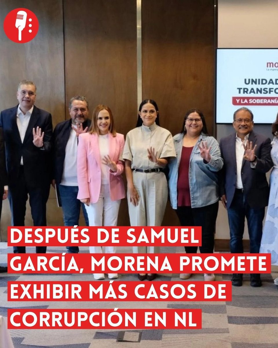 ReporterosMX_'s tweet photo. ⭕ OJO | MORENA INTENSIFICA OFENSIVA CONTRA SAMUEL GARCÍA Y PROMETE EXHIBIR MÁS CASOS DE CORRUPCIÓN EN NUEVO LEÓN

La dirigente nacional de Morena, Ariadna Montiel Reyes (@A_MontielR), afirmó que el combate a la corrupción seguirá siendo una prioridad para el movimiento en Nuevo León, al advertir que su partido continuará presentando denuncias y señalando presuntas irregularidades detectadas tanto en el gobierno estatal como en administraciones municipales. https://t.co/RiMn2ZEgXC