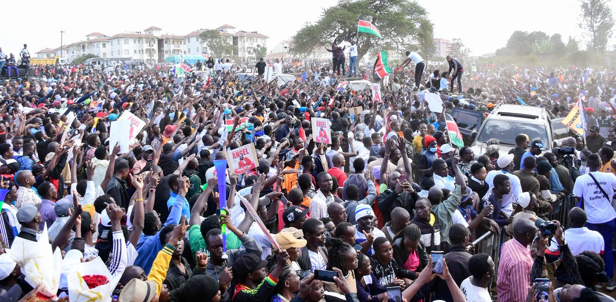 edwinsifuna's tweet photo. Tumekua Kiambu county leo. Ahsante Thika. Ahsante Githurai. https://t.co/7kP4QS4P67
