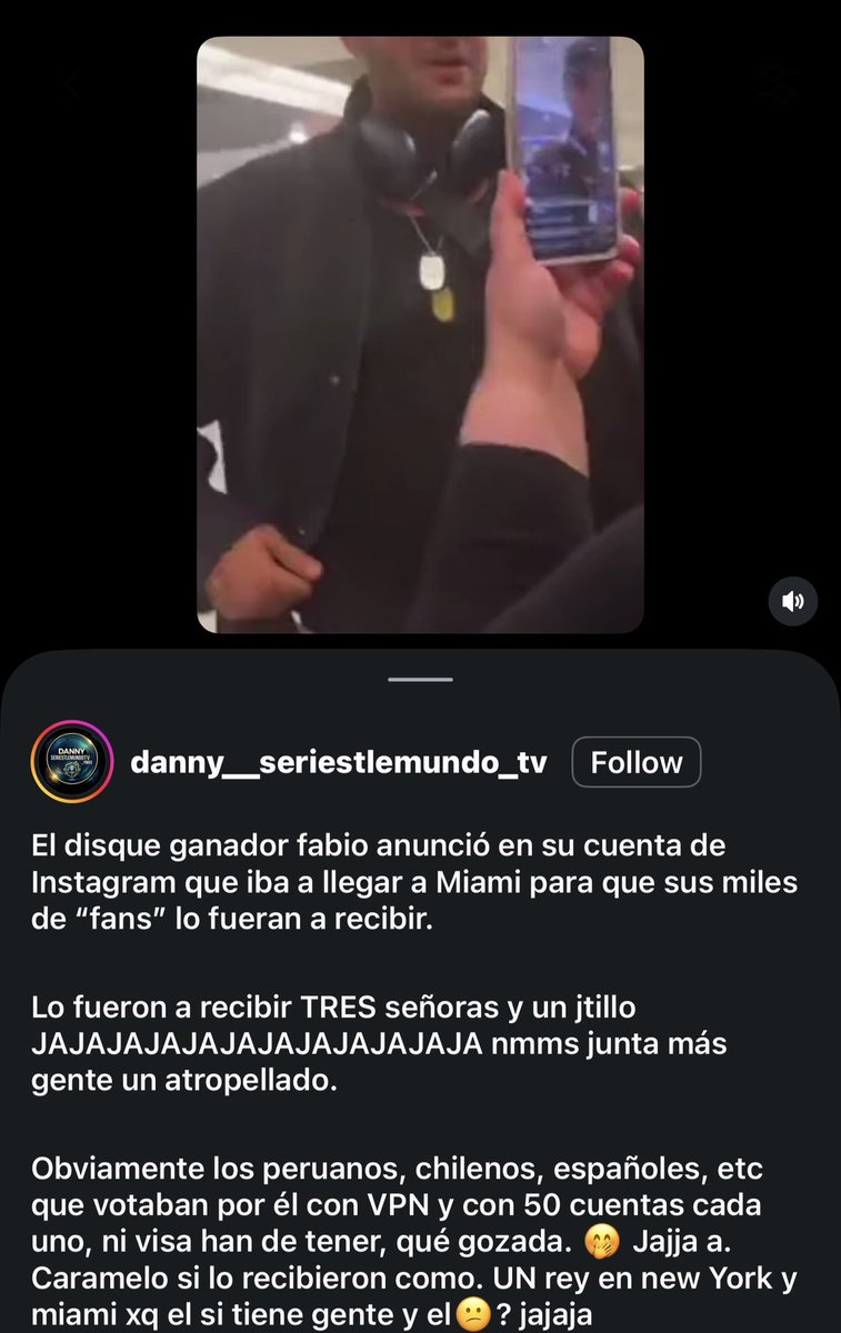 hogar4real's tweet photo. A Fabio lo recibieron 3 señoras en el aeropuerto de Miami #lcdlf6 A MI ME RECIBEN MAS DE 5 PERSONAS CUANDO LLEGO DE MIS VACACIONES 😂😂😂😂🙈🙈🙈🙈 https://t.co/uChHPsDcgy
