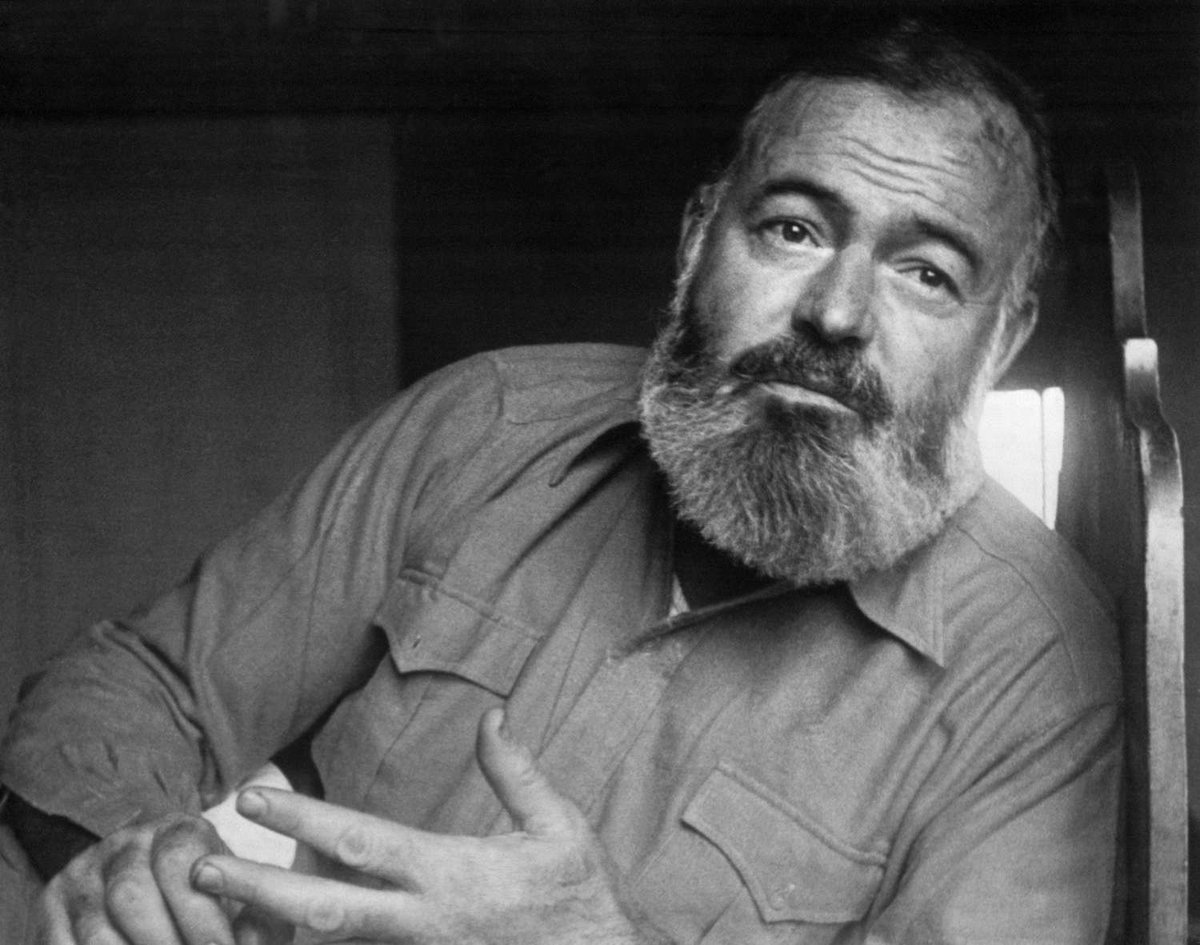 philosway's tweet photo. “You must be prepared to work always without applause.”  

— Ernest Hemingway https://t.co/XPlEEbtNpg