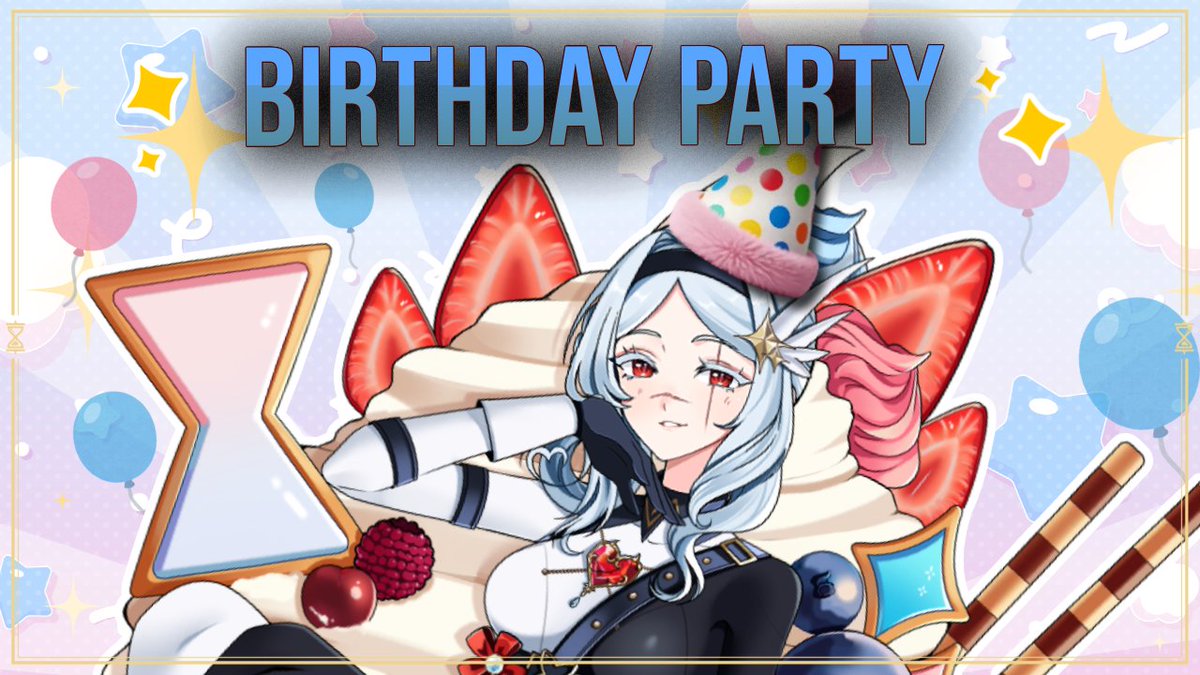 lulufyra's tweet photo. I'm ancient but somehow I'm still getting older... how does this work?
Birthday Party Stream is starting now!!! Today we hang out with guests, yap a lot, and hopefully eat some cake (or chocolate)!๐ฉตโจโฌ๏ธ
๐ช https://t.co/hFoLukaDdy
๐ด https://t.co/u3DAemnlJw
#vtuber #birthday https://t.co/KbUUcgjauM