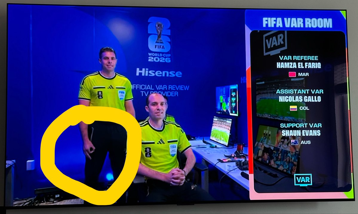 KartBlanche's tweet photo. Did the VAR ref for GER/CUW just do the white power symbol?! @FIFAWorldCup @FIFAcom https://t.co/NDo0OHKKpM