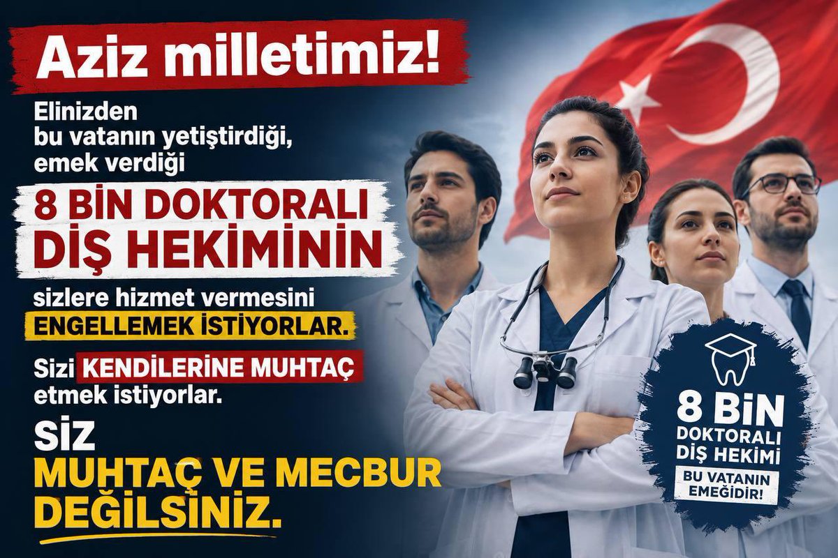 profdrakomurcu's tweet photo. Öğrencileri üzerinden haksız unvan algısı yaratarak bakanlığa ve devlete baskı kurmaya çalışan dershanelere karşı doktoralı diş hek olarak devletimizin yanındayız! @drmemisoglu @profokumus_ @ozkan_prof @mmkilicarslan @cfcanakci #UzmanlıkMasadaVerilemez #DoktoralıyaHakkınıVer https://t.co/HeCuCWX68d