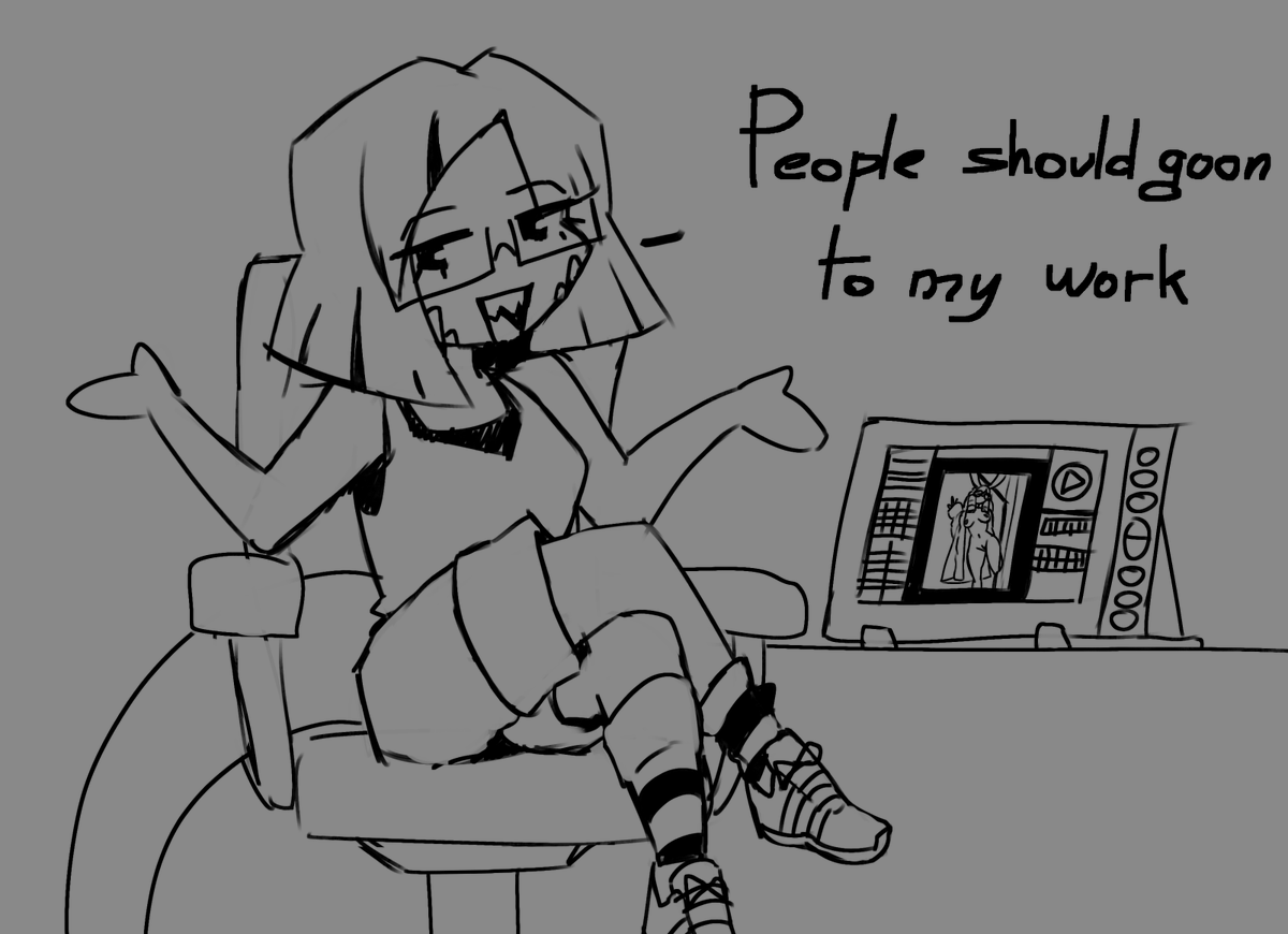 SpooKoButR18's tweet photo. To whoever is uploading my works to R34: u a real one i love you https://t.co/xYEviU7DHq