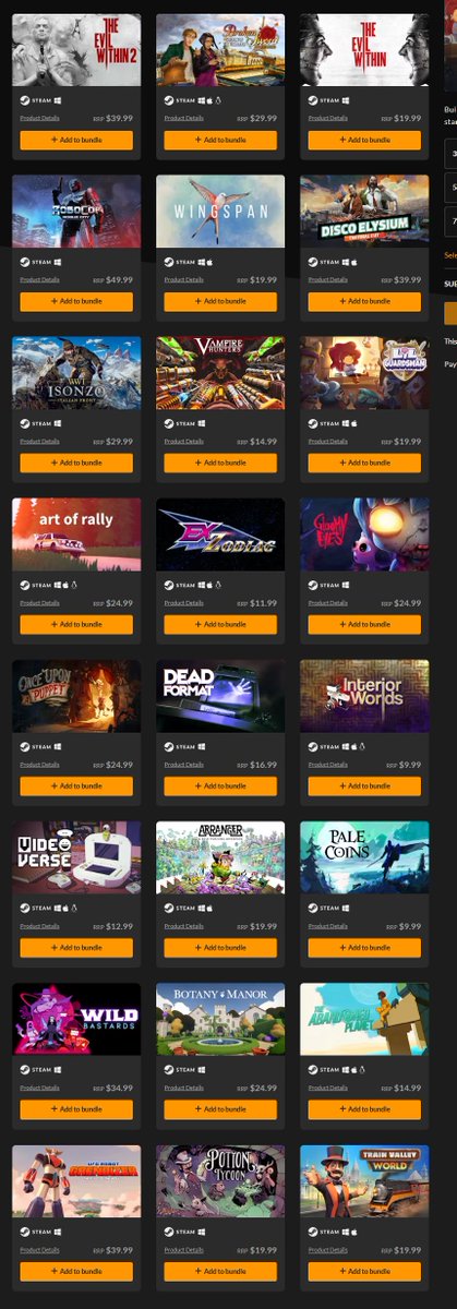 Wario64's tweet photo. RoboCop: Rogue City (Steam) w/ 2 more games is $9.99 on Fanatical Best of Platinum Collection - Build your own Bundle https://t.co/amUx8WqAM2 #ad 

add more games to save more https://t.co/ROkwz4aHei