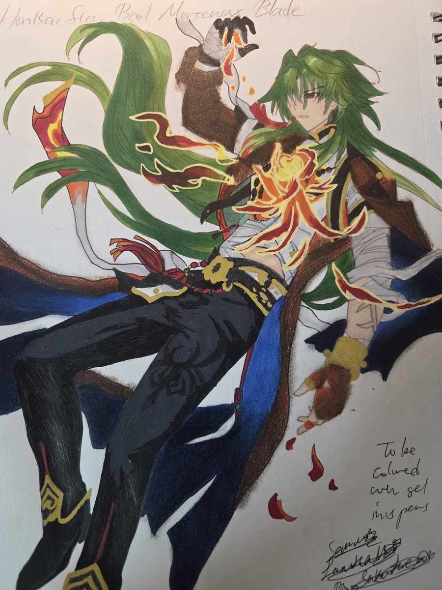 rsakurea14's tweet photo. Honkai Star Rail Mortenax Blade
#honkaistarrail #game #games #copic https://t.co/mz7mzRmoCC
