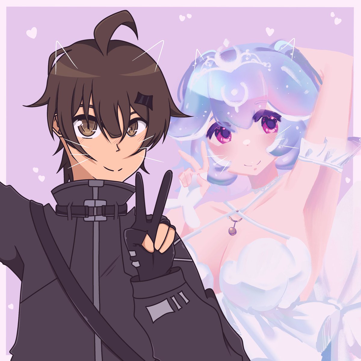 AltSketchx's tweet photo. HAPPY BIRTHDAY TO OUR FRIEND GLITCH! THEM TAKING A SLEFIE WITH THEIR OSHI!! ART COLLAB WITH @astridoiid WHO DREW BAO!!🩵🎉
#baort https://t.co/nT7hx1ClEr