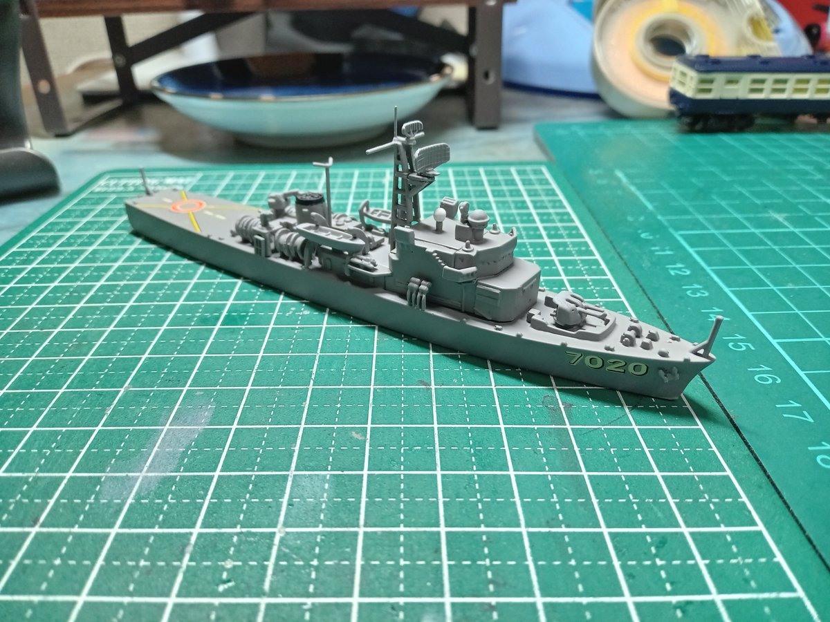 sap_gyoumu4's tweet photo. 特務艦はやせ　完成です。

7デカール、完全に無くなりました（）
これで機雷戦でも猫船市をリードできたでしょう（？） https://t.co/PeBvv4K1Ql
