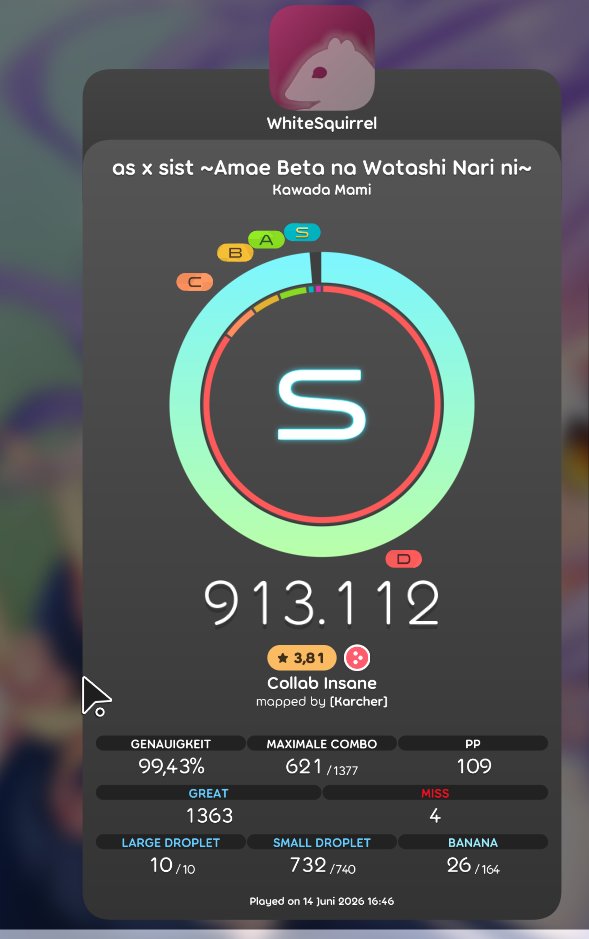 zebra_osu's tweet photo. it may appear that my hard work is kinda paying off
this is a 4 minute map btw
#osugame https://t.co/SD9EOxXMGV