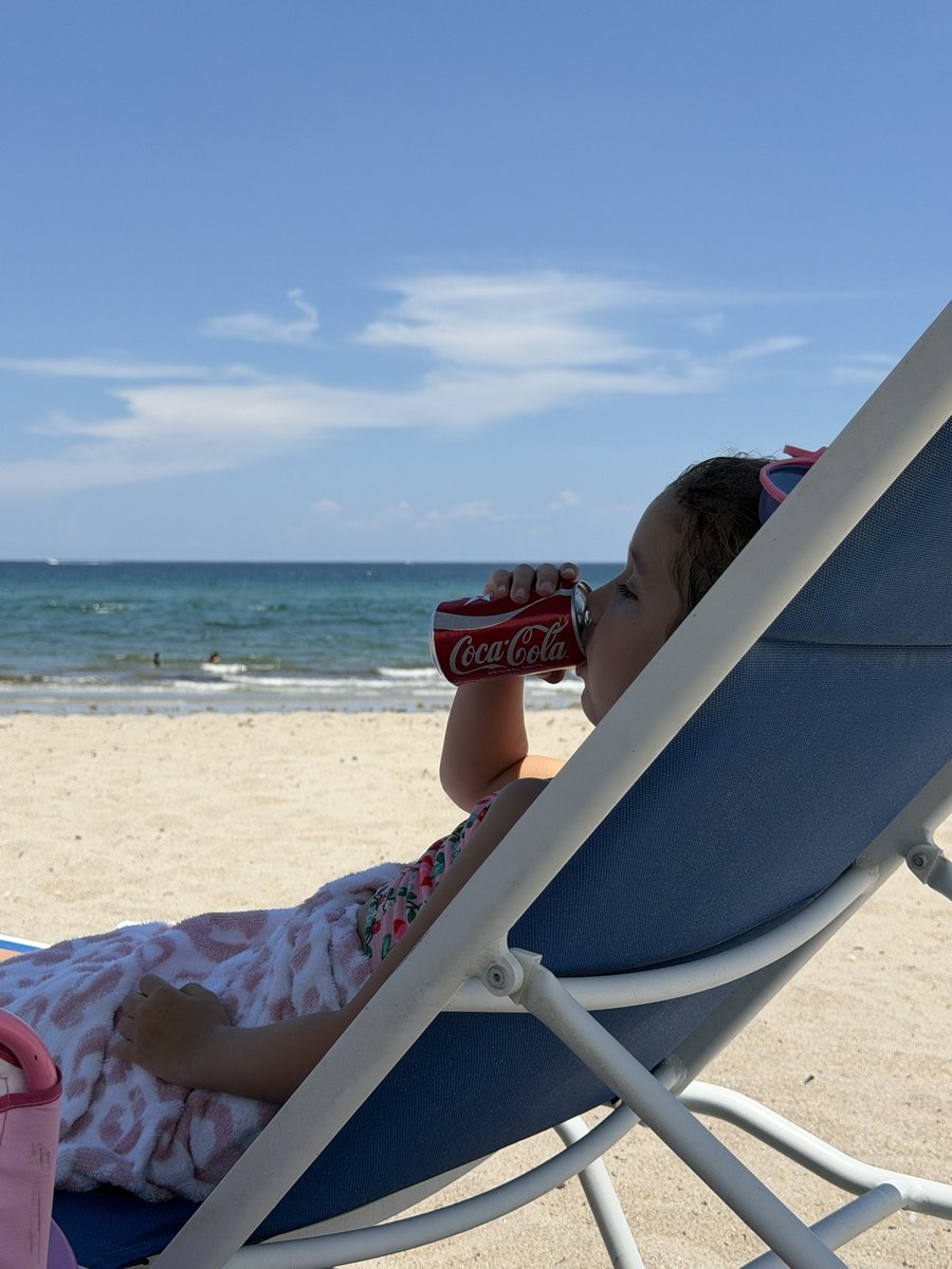 machh88's tweet photo. And here’s this little princess sipping @CocaCola 👌 https://t.co/elj3SAx6mR