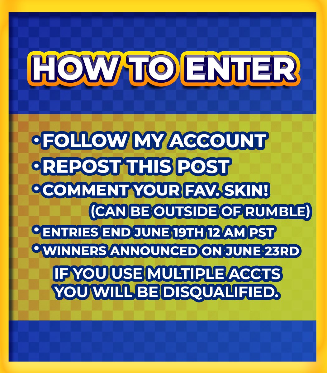 MayuYumemin's tweet photo. 👑Sonic's 35th Birthday is just around the corner!👑 
So in honor of our favorite blue blur, two winners will get a 300 RSR code! All you have to do is follow, repost and comment your fav sonic char skin! https://t.co/bEa6TEckQX
