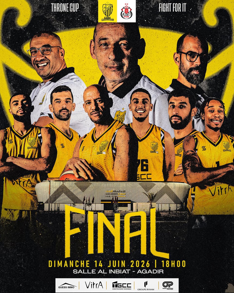 MAS_Fez's tweet photo. كل التوفيق لنمور السلة الذين يجرون الآن المباراة النهائية لكأس العرش.
#DimaMAS #dimaFES 💛🖤 https://t.co/w78JJvJp98