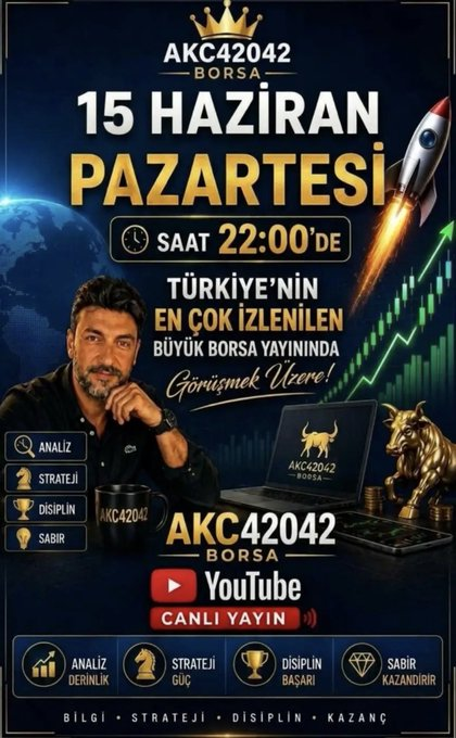 akc042i's tweet photo. #borsa #endeks #trump #halkaarz 

İYİ PAZARLAR YARIN AKŞAM GÖRÜŞMEK ÜZERE🙏👑🧿 https://t.co/AZt7J44Oju
