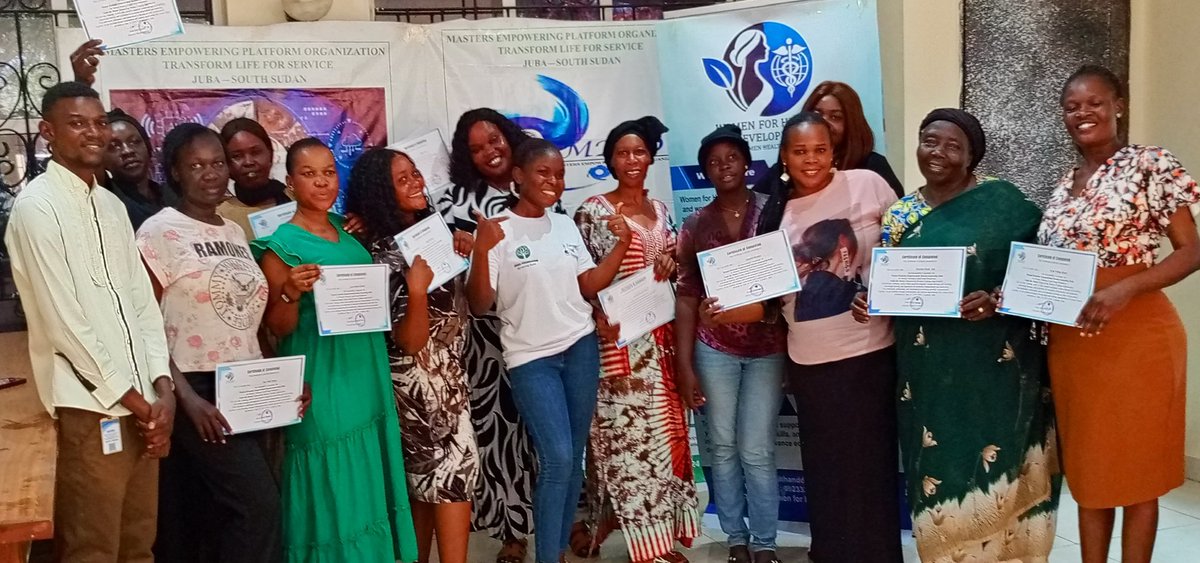 MepoOrg24's tweet photo. Public Announcement
Today, _Women for Health &amp; Development_ in partnership with _Mepo Organization_ proudly offered a certificate to our second trainee for successfully completing training on liquid soap making. 
https://t.co/XkDdqzzxe5 https://t.co/FoevK2oYGh