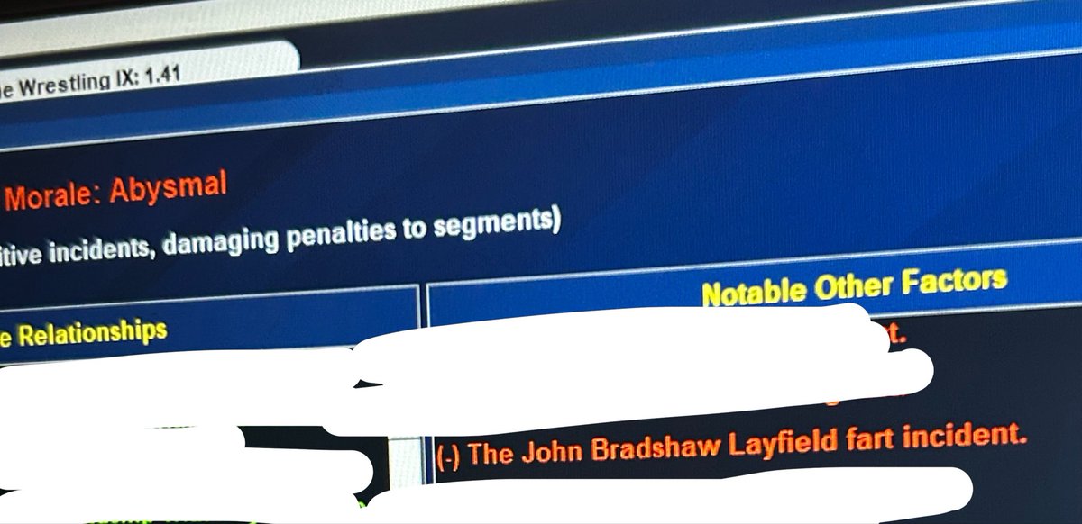 JackieJrAprile's tweet photo. rebooking 2004 WWE in TEW and JBL just killed the fucking company https://t.co/OEVAwk9S3k