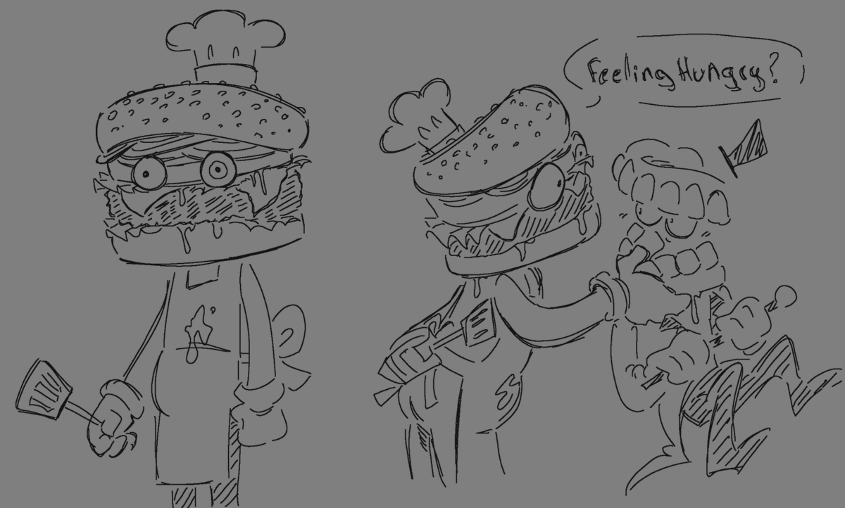 SkkortySoup's tweet photo. never watch the amazing digital world but made this guy for friends 

her name is chef https://t.co/IHX6ZJ5uDX