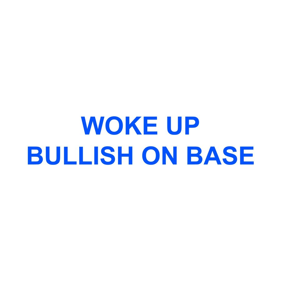 techy0x's tweet photo. Woke up bullish on @base, day 11 https://t.co/cplPZeL9fR