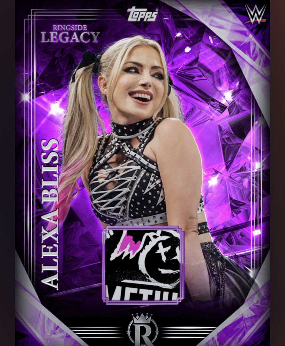 always4bliss's tweet photo. New @AlexaBliss_WWE card from @ToppsSLAM! https://t.co/25MCQzATBH