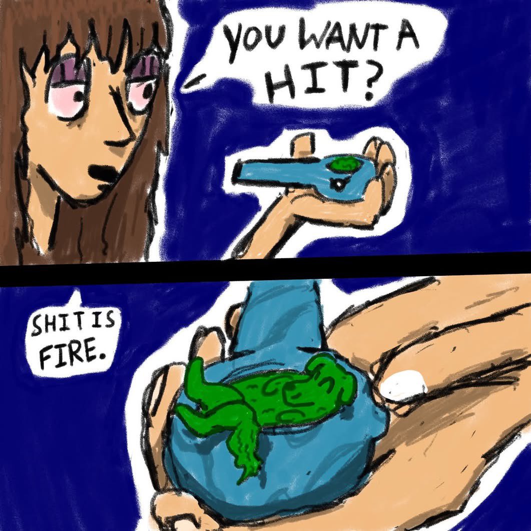Calliecolapop's tweet photo. smoking on that puppy weed

#art #comic #furry #weed https://t.co/z448YuVs2c