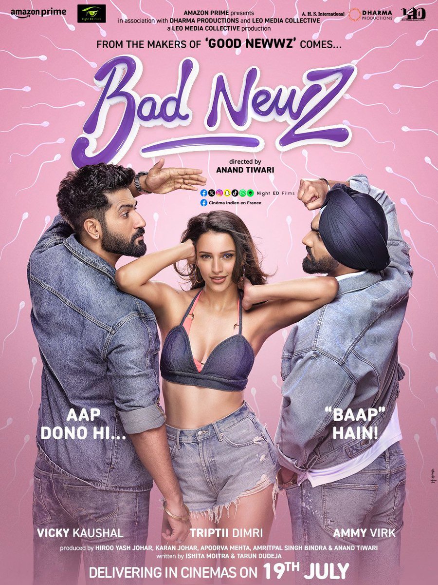 venom1s's tweet photo. Getting pregnant after having a one-night stand.

Not knowing whether the husband is the father or the random guy she hooked up with.

This is peak Bollywood-level writing.

Unemployed feminist girls love such trash movies.

Else why would filmmakers burn their money producing such trash movies!