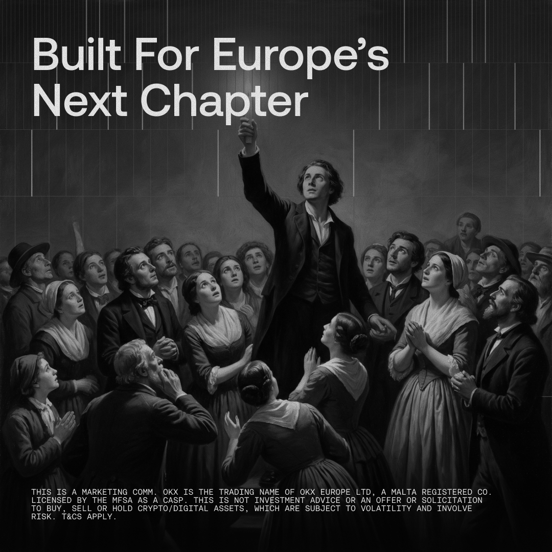 okx's tweet photo. Tick. Tick. Tick. July 1 is getting closer.

OKX is fully MiCA-authorised, trusted by millions, and ready for Europe. 

Switch to the New Money App. https://t.co/qZ6qaLaXH6