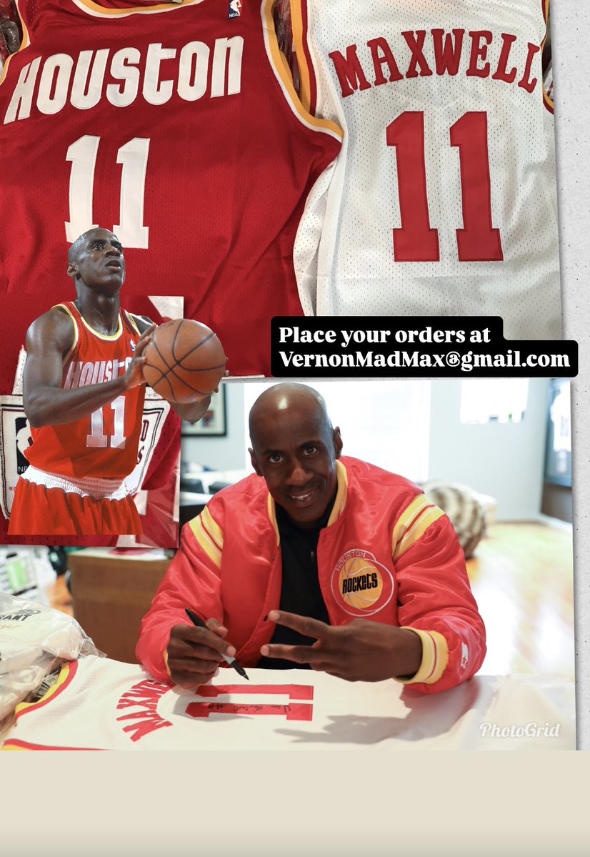 VernonMaxwell11's tweet photo. Get yo Mad Max jerseys now!  The perfect gift for Father’s Day! $500 for Utah residents, $150 ($200 signed)for everyone else!! https://t.co/5pq8d0evfn