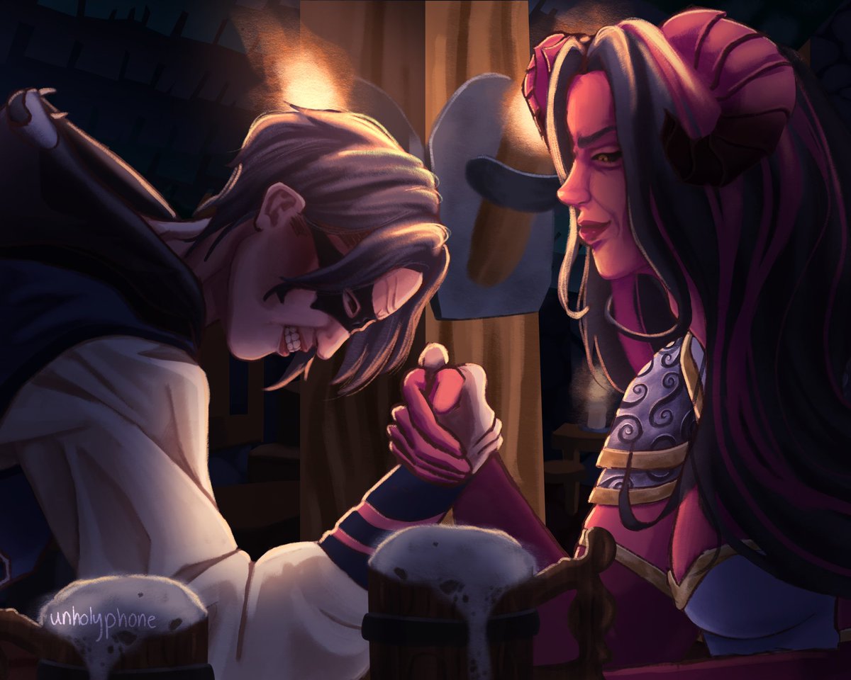 unholyphone's tweet photo. reposting this drawing of veyl &amp; shira bc i miss them https://t.co/DMgy5Mybhj