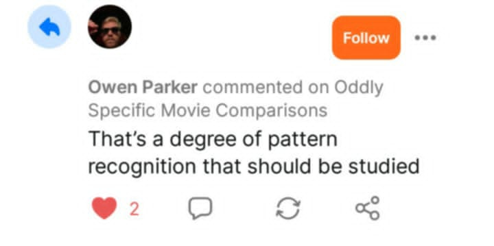 teee_martin's tweet photo. Latest article:
Oddly Specific Movie Comparisons
https://t.co/9TFciUd17H https://t.co/pET7z500H5