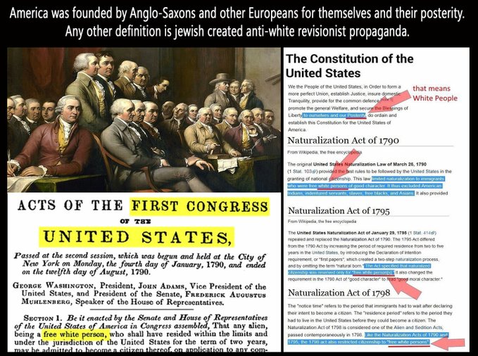 Classicist9999's tweet photo. @columeastwood Elon Musk is White (European, Japhetite, Caucasian).  So he can be an immigrant because he is a "free White man."

Jamaal, a black African, or Muhammad, a brown Pakistani, are NOT White and therefore they can NOT be immigrants.

Just saying. https://t.co/PRMRH3Rtlb