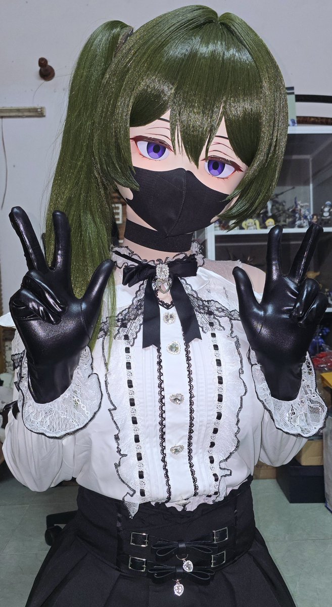 Kig_DaiKon's tweet photo. ✌️

#kigurumi #着ぐるみ #キグルミ https://t.co/InwlaLyAMM