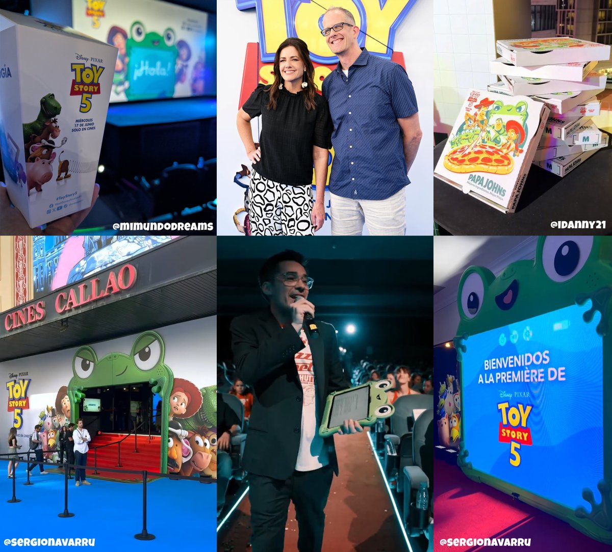SalaAbiertaES's tweet photo. 🤩 El pasado 12 de junio, los @cines_callao de Madrid acogieron la premiere de #ToyStory5 con un despliegue espectacular: decoración, photocalls, regalos, música y cena.

🌟 El evento contó con la presencia de Lindsey Collins (productora) y Pete Docter (productor ejecutivo y director creativo de @Pixar), presentados por el gran Jordi Cruz.