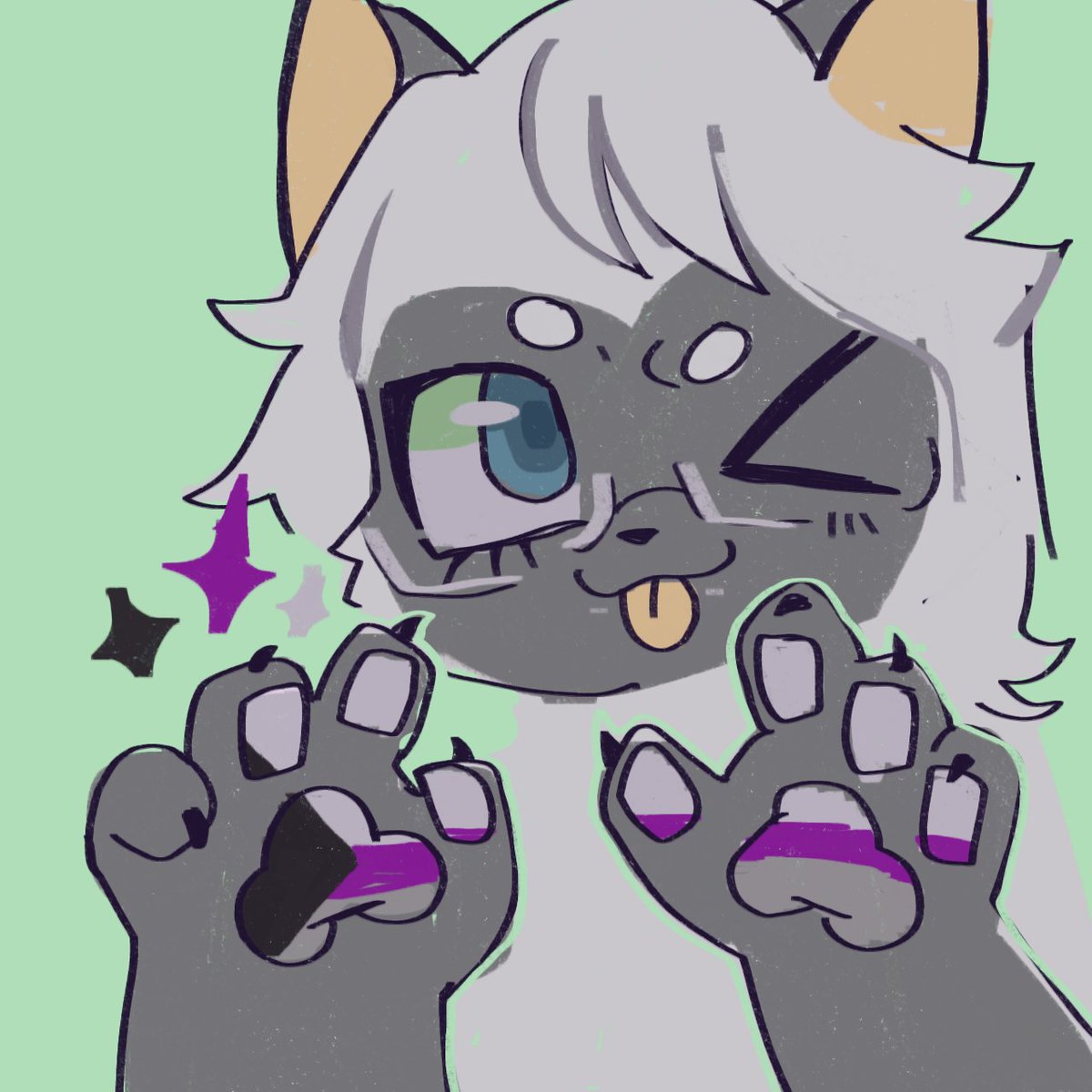 FCUKuwu's tweet photo. PRIDE YCH ♥️♥️
-any species (that has paws ofc)
-you can change the expression 
-1 to 2 days to finish (fast!!) https://t.co/8qdnZbHvJz