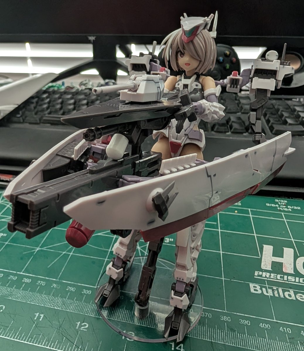 MDZerobeats's tweet photo. Frame arms girl, Kongo #FrameArmsGirl #フレームアームズ・ガール #FAガール https://t.co/JzKlWxy588