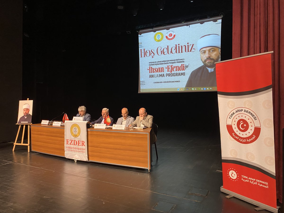 MetinturanM's tweet photo. Müderris İhsan Efendi 65. Yılında Anıldı
13.06.2026
Mehmet Akif Ersoy'un dostu İhsan Efendi, Fatih Kültür Sanat Merkezi'nde anma programıyla yad edildi. https://t.co/NT3mgPwWYi