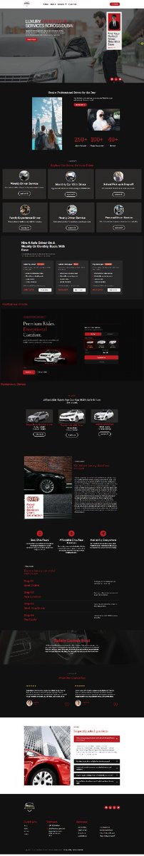 areejfatima48's tweet photo. 🚀 One of our latest web projects: a modern, responsive website for a luxury chauffeur service in Dubai.
Built for speed, seamless booking, and a premium user experience. 💻✨
#WebDevelopment #UIUX #WordPress https://t.co/f0h8eIwizU