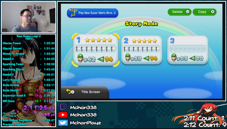 MchanPlayz's tweet photo. Got a new PB using the new route and by far the hardest route of the category. This will be hard to improve due to the insane overall RNG but I still have a lot ways to go. https://t.co/ZNGdGu8jjh