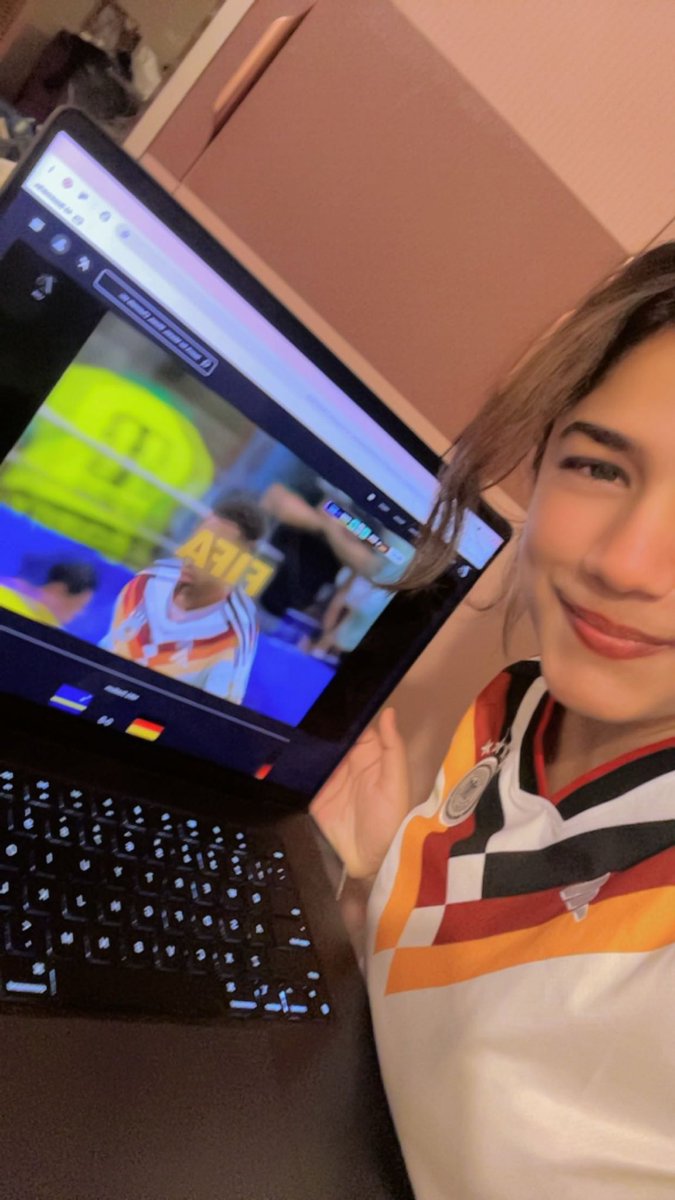 shevauneuron's tweet photo. 16 years of supporting this team. Amazing game, amazing playing. Never thought I’d see Kimmich as captain, so fabulous. With the right support this new team will live up to the legacy of the legends. DIE MANNSCHAFT GO GERMANY WIN THIS ❤️‍🔥🇩🇪🏆✨ https://t.co/7h8yFX4eaB