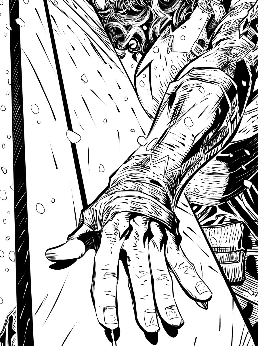underdoginker's tweet photo. resultado final, video y zoom de las tintas que hice sobre los asombrosos lápices de @JimLee 
Final result, video, and close-up of the ink drawings I did on the amazing pencils from jim lee https://t.co/hSEWKCQhI3