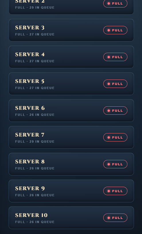 BANANAxBALLER's tweet photo. solana:Tqj8yFmagrg7oorpQkVGYR52r96RFTamvWfth9bpump This use to be less than 5 people in que for all server 😱 https://t.co/z4mDvp46K9