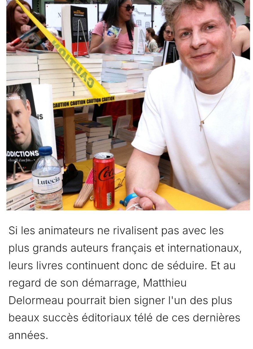 Marilou_bruley's tweet photo. 🙋‍♀️  Bonjour mon Matt adoré 🥰❤️, @Mdelormeau ❤️ et les #Delormes.
Je vs souhaite une excellente semaine. 
Bravo Matt, tu fais un carton avec la vente de ton livre 📖.. " Addictions " 
13.296 exemplaires vendus à ce jour 👌🙈📚.
Bonne chance pour la suite..  #ILY .
Bisous ❤️ 😚 ❤️ https://t.co/vxlNUi3osf