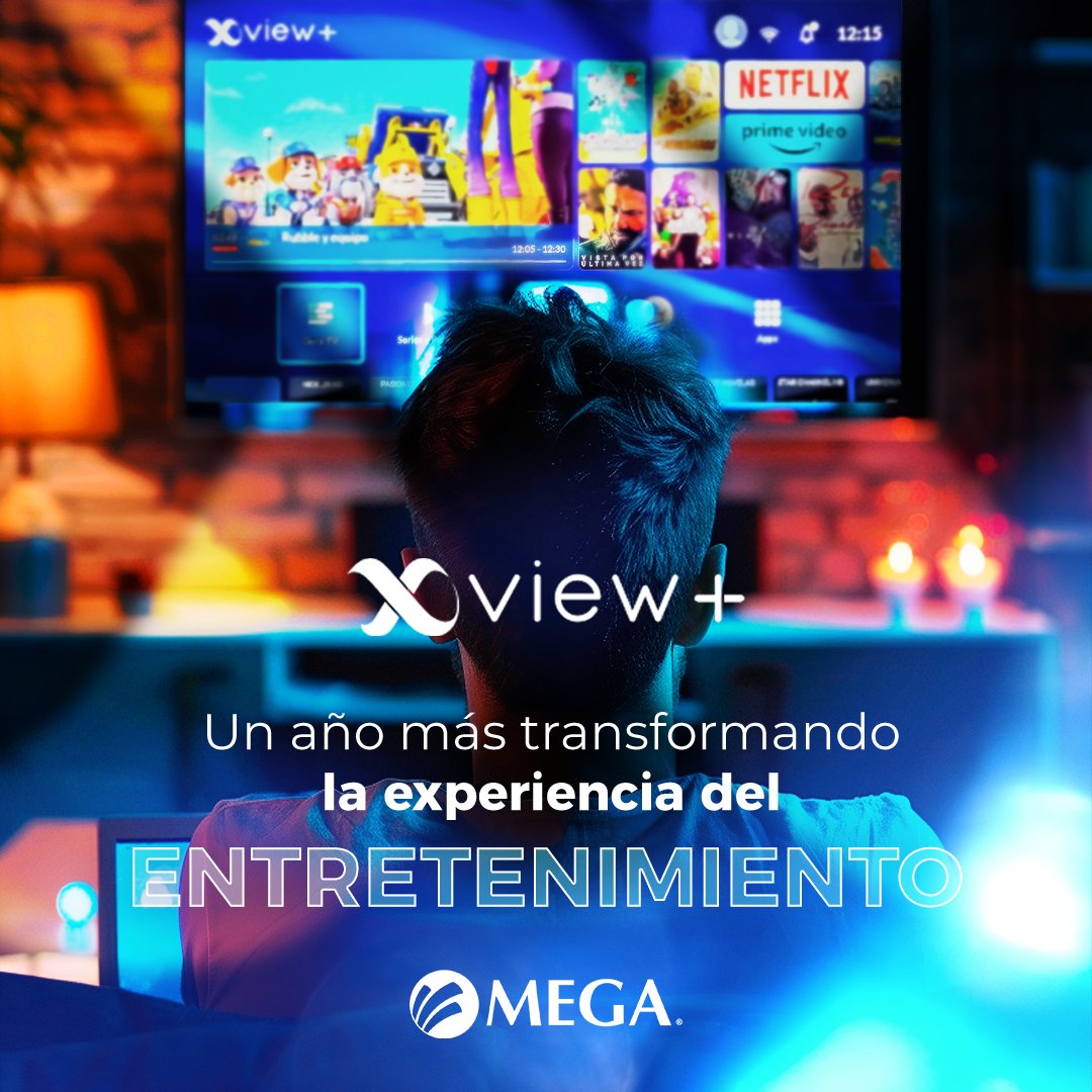 Megacable's tweet photo. XVIEW+ cumple un año más ofreciendo una experiencia de entretenimiento con más de 130 canales y +30 mil horas de contenido en series y películas.

#Streaming #XVIEWPlus #MEGA

¡MEGA Conecta Tu Vida! https://t.co/yJbIxLqoYC