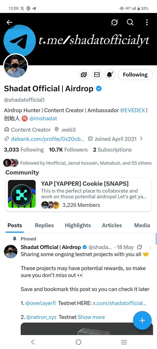 arbithumarb's tweet photo. @shadatofficial1 @NinjiCollective 0x7dF263b76f67262444952c0bd44F5259e4672642 https://t.co/I5eU5nojkj