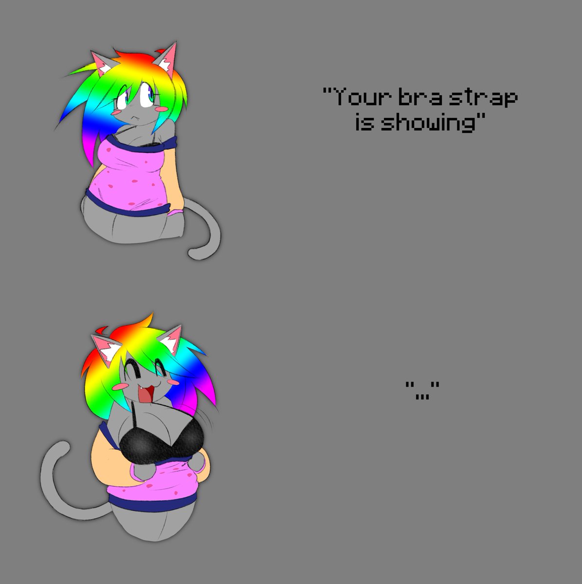 zerunox's tweet photo. Nyan cat bra strap
#digitalartㅤㅤㅤㅤ https://t.co/eR4ymHoc3F
